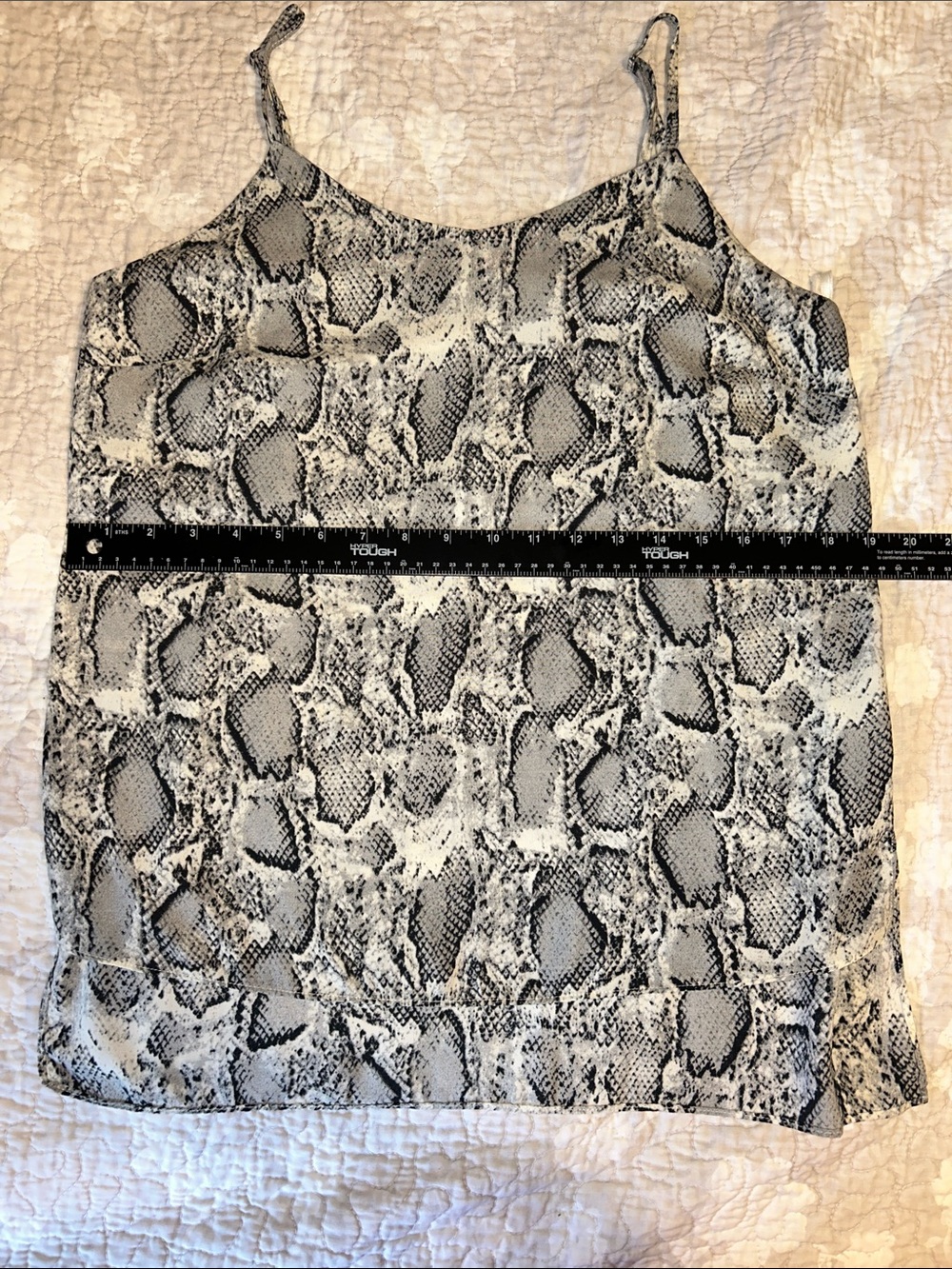 Snake Print High-Low Cami - Picture 9 of 10